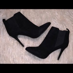 Black Suede Booties